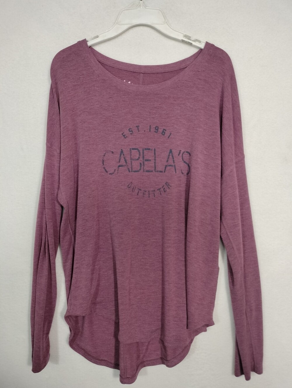 Cabela's Women's Long Sleeve Tee in Mauve Plum